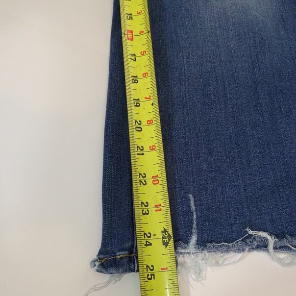 Torrid Women Sky High Kick Boot Crop Jeans Ripped Size 22 Super Soft 41955348 - Picture 14 of 16